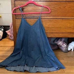 Denim summer dress